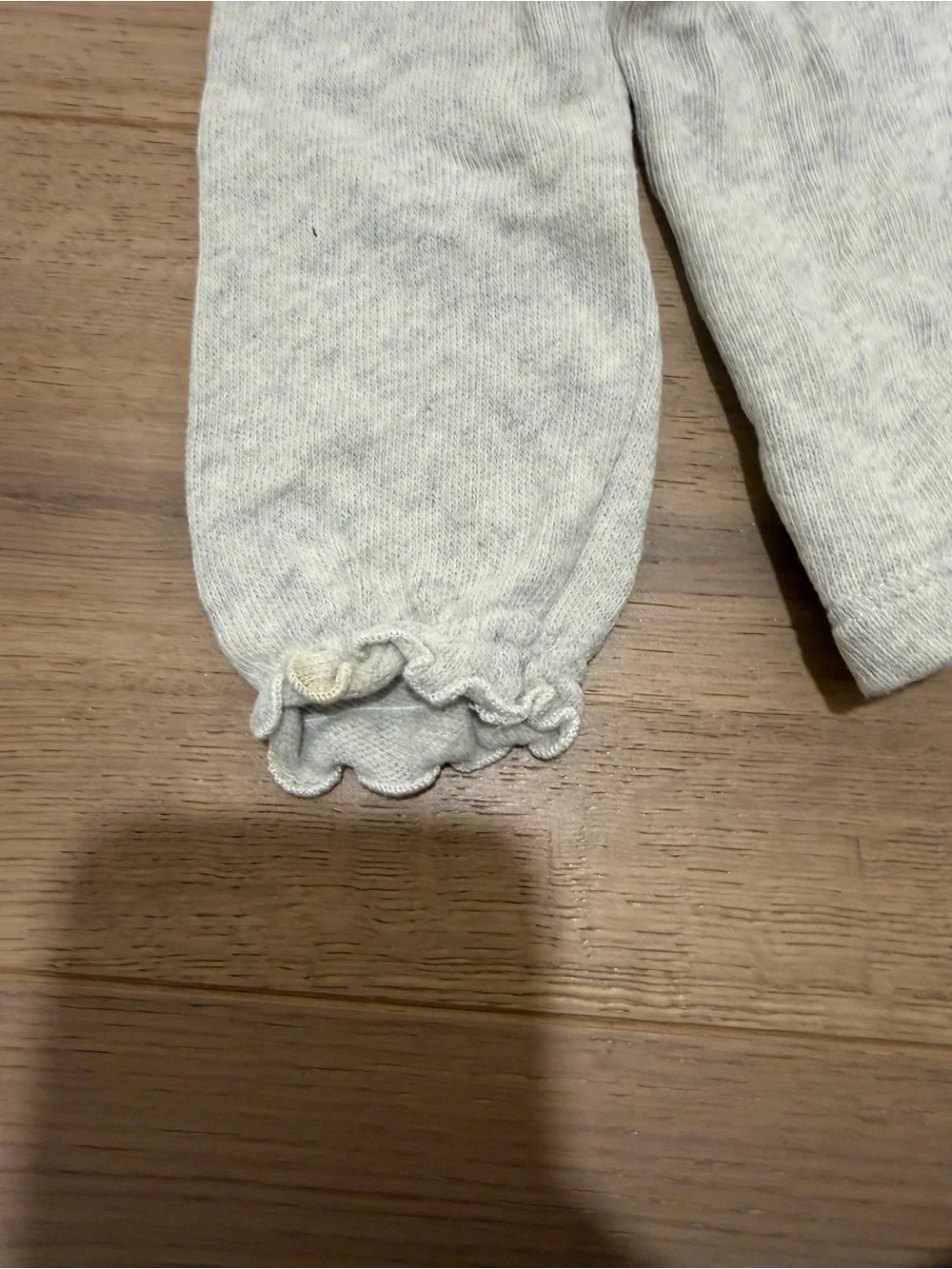 Buho Baby Girl Romance Swearshirt and Culotte in Light grey and Ecru